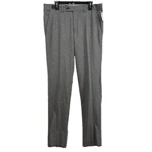 New Ted Baker Dress Pants Mens 36 Grey Wool Jerome Unhemmed Unfinished Endurance